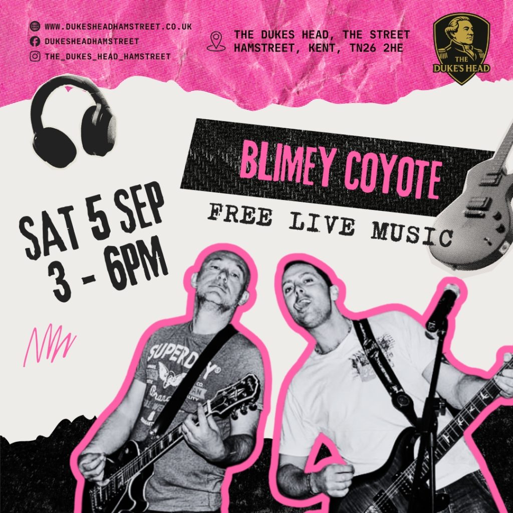 Free Live Music – Blimey Coyote